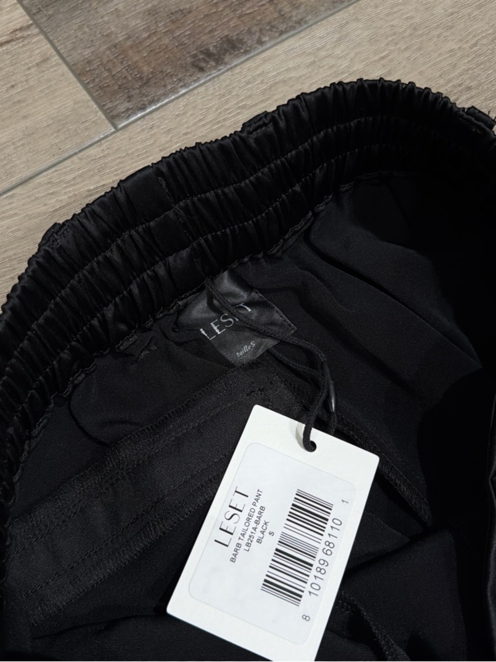 Leset Barb tailored pant in black NWT - Picture 5 of 7